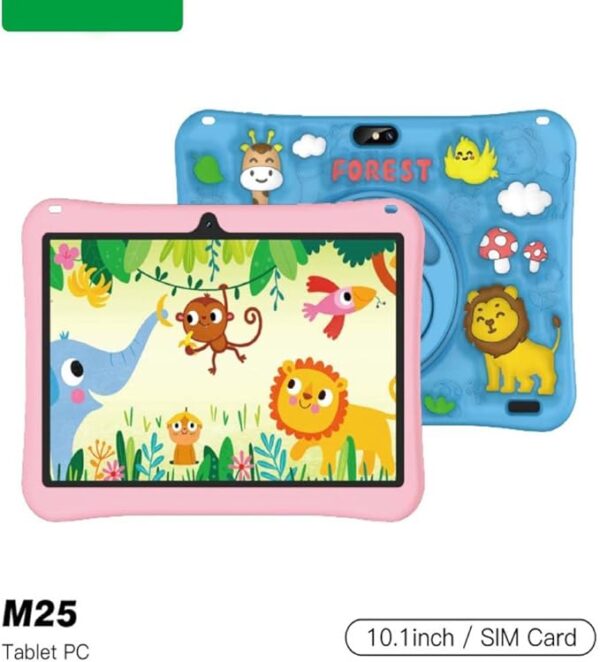 Modio M25 Kids Tablet 10.1" Android - 6GB RAM 256GB Storage, Child-Friendly Learning & Entertainment Device